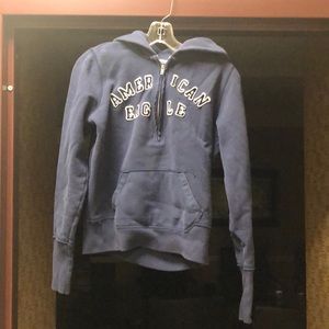 American Eagle Outfitters hoodie sweatshirt.  Navy.  Size medium.